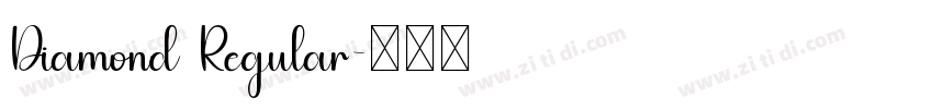 Diamond Regular字体转换